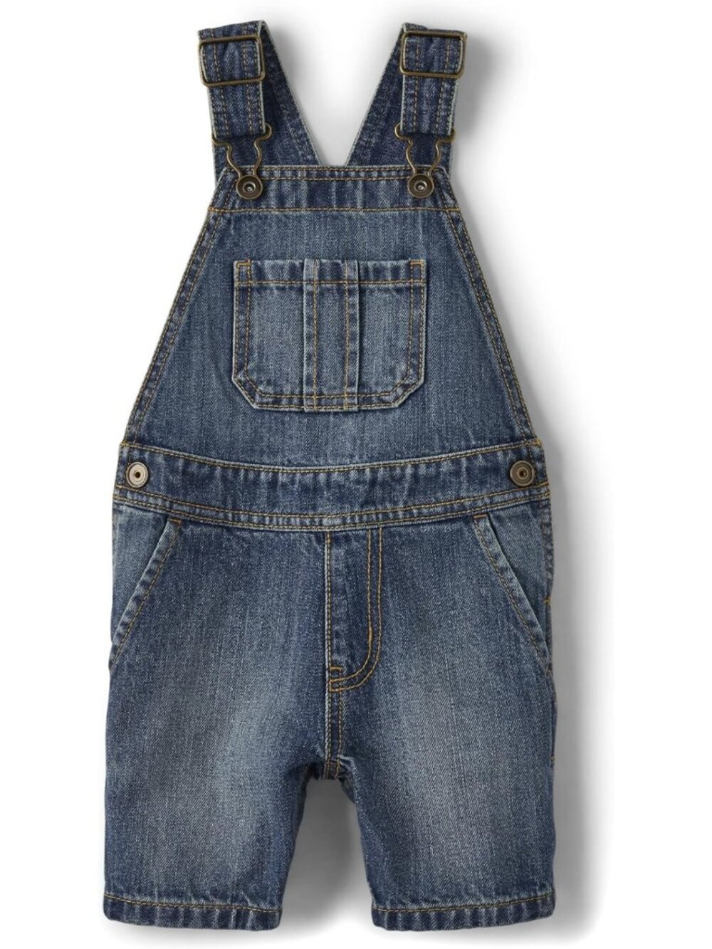 Adorable Baby Boys' & Toddler Denim Short Overalls - Cute Summer Outfit!